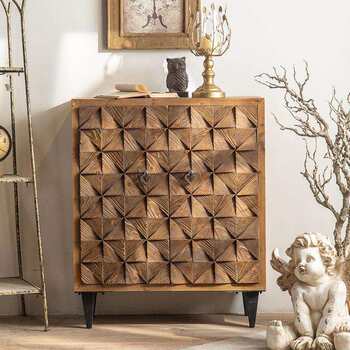 Retro living room storage b&b practical double door entrance cabinet american internet celebrity hotel solid wood storage sideboard