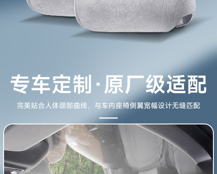 Suitable for Xpeng M03 Neck Pillow, Memory Foam Lumbar Pillow, Same Model as in the Mall, Xpeng M03 Dedicated Headrest and Lumbar Pillow for All Seasons
