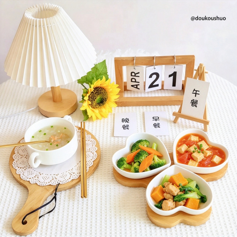 Kindergarten Meal Photography Props Plates Food Breakfast Lunch Dinner Meal Recipes Food Photography Menu Food