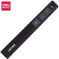 Deli 2802P PPT Flip Pen Conference Presentation Slide Remote Control Pen Electronic Laser Whip 100 m