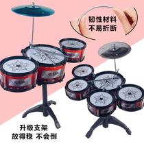 Drum set for children beginners drumming toys for babies entry-level jazz drums for boys and girls can their intelligence be improved by playing drums?