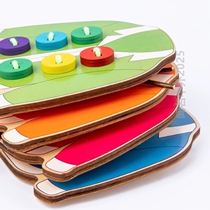 Early education coordination focuses on childrens sperm training hand and eye beading action toys educational threading baby threading