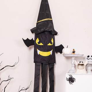 Speedy halloween pumpkin lantern glowing pumpkin head x skull pendant bar kindergarten scene decoration