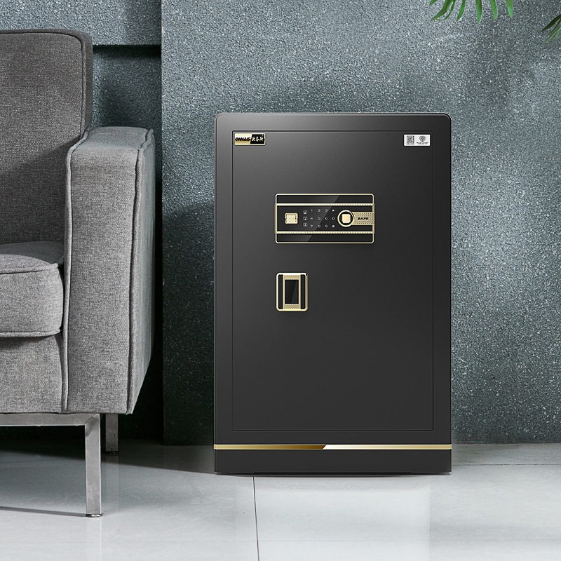Onais Fingerprint Password Safe Home Office Fireproof Safe Smart Wifi Alarm Piggy Bank