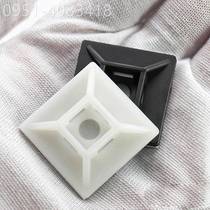 Adhesive self-adhesive plastic positioning piece holder adhesive-backed wire harness tie holder plastic nylon buckle piece