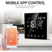 Factory direct sales Tuya smart WIFI LCD thermostat water floor heating wall-mounted furnace thermostat mobile APP control