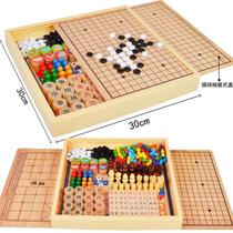 Chinese chess multifunctional game chess flying chess checkers backgammon fighting beast children students educational chess toys