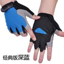 Womens wear-resistant bicycle special pull-up training gloves kettlebell spring and summer thickened breathable half-finger ladies_