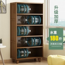 Childrens desktop multi-layer bamboo large-capacity solid wood bookcase bookshelf floor-standing simple modern storage rack plus