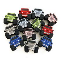 10Pcs Baby Silicone Beads BPA Free Jeep Car Silicone DIY Pa