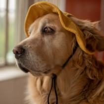 Dog sun protection hat Golden Retriever Corgi Shiba Inu medium and large dog open ear fisherman hat cute summer sun protection dog hat