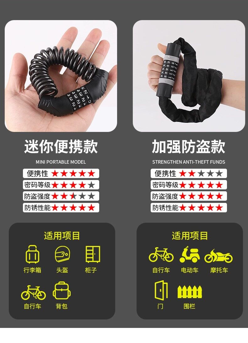 Anti-Theft Fixed Electric Vehicle Helmet Lock