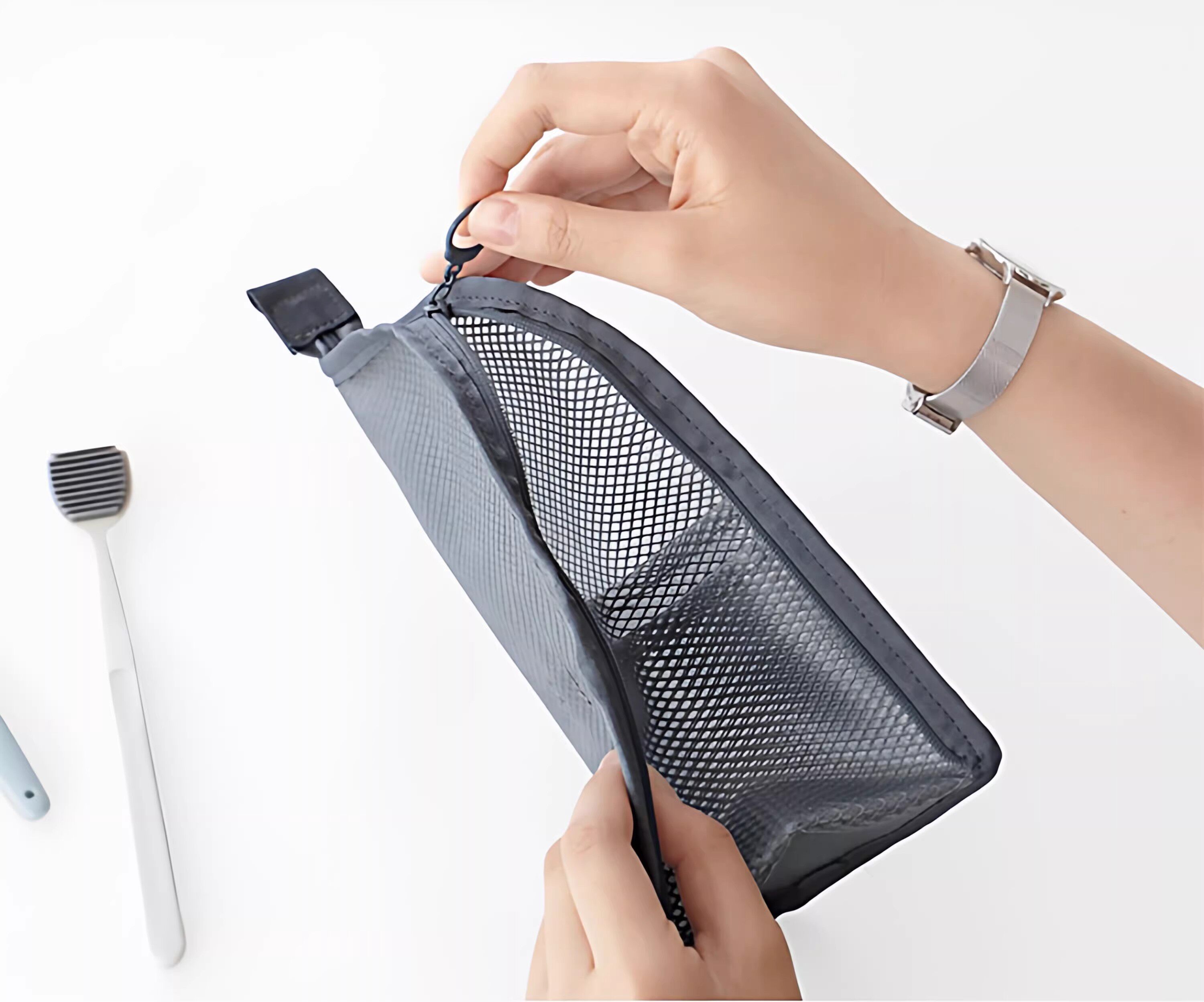 Standalone Wash Bag Large Capacity Multifunctional Cosmetic Organizer Portable Travel Toiletry Bag