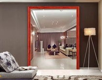 Aluminum door cover Passage cover Window cover Door frame edge line Aluminum alloy double cover Single cover Bay window cover Bathroom door