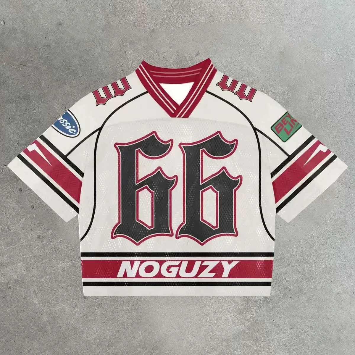 Футболка (Loo Foo) Y2K gothic дышащая, сплайсинг, оверсайз кроп, размеры S–3XL