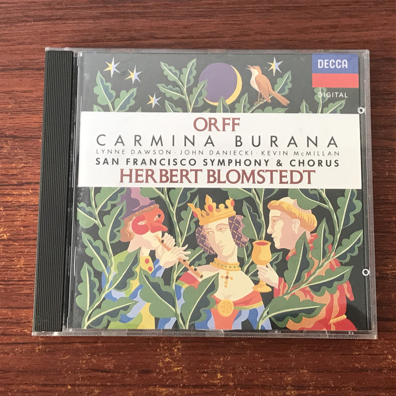 Orff, Branseng Poetry, Bronsztett, San Francisco Orchestra, Wordless Full Silver Circle 01 Orff, Branseng Poetry, Bronsztett, San Francisco Orchestra, Wordless Full Silver Circle 01