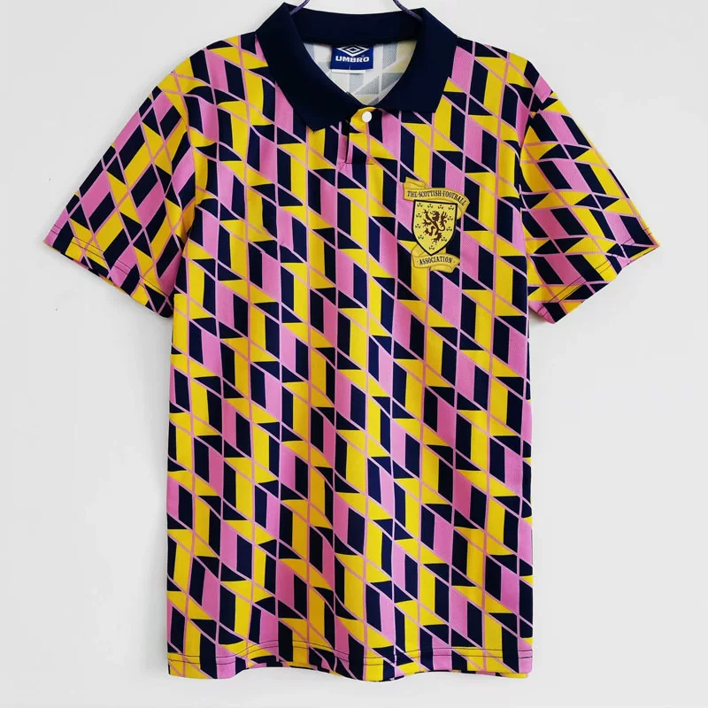 Retro jersey Scotland 1988-94 Master and guest classic football team SCOTTISH VINTAGE JERSEY