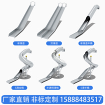 Stainless steel flat spiral slide half barrel full barrel swimming pool kindergarten drilling hole outdoor amusement equipment customization