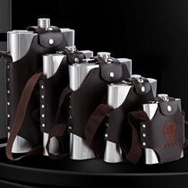 Stainless steel flask portable flask portable flask large capacity flask white steel flask 1 catties 5 catties