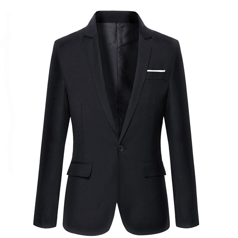 Spring and Summer Thin Men's Plus-Size Suit Jacket, Solid Color Slim Fit Large Size Single Suit, Multi-Color Big Size Suit for Overweight Men