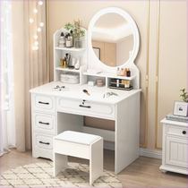 欧式化妆桌子一体现代简约网红ins风小户型家用梳妆台卧室收纳柜