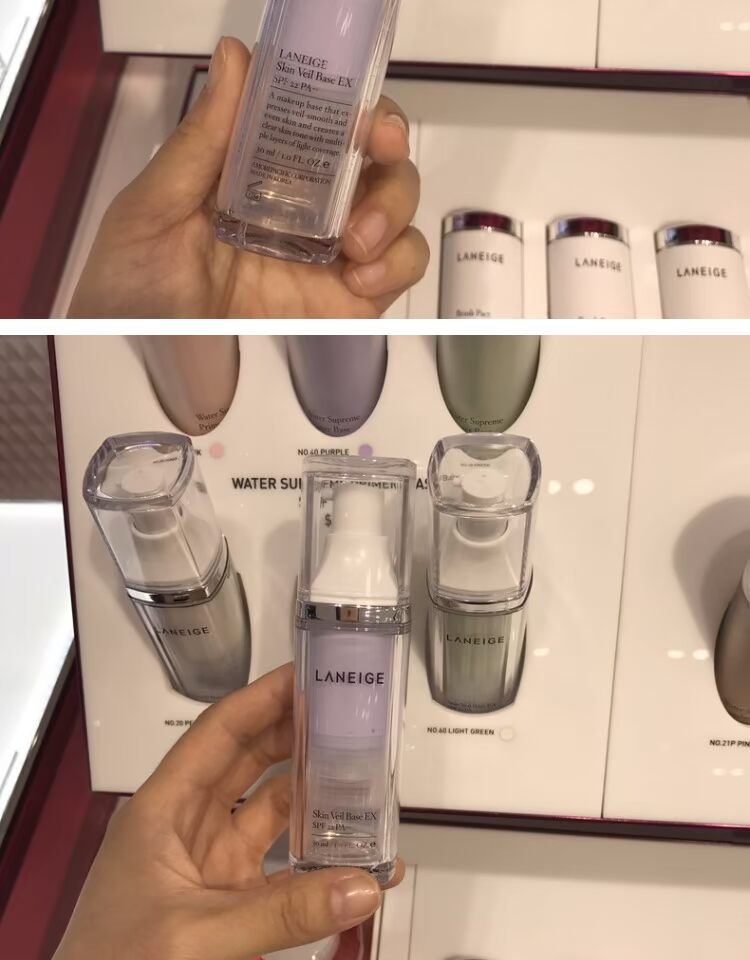Jiajia Beauty Makeup Langzhi Isolation Snow Sợi Silky Anti-Isolation Cream 30ml Purple Cover Che khuyết điểm Trang điểm Pre-sữa kem che sẹo