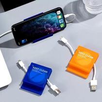 New data cable storage box charging cable rotating cable reel portable mobile phone cable management box