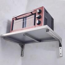 Home kitchen shelf holder rust-proof microwave oven rack kitchen appliance storage rack wall restaurant kitchen shelf