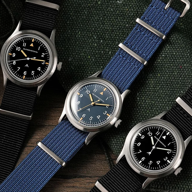 Militado ML14 パイロットウォッチ スイープクォーツ　未使用品 ろ*く様 Militado ML14 パイロットウォッチ スイープクォーツ 未使