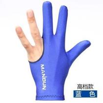 New high-end billiards fingerless three-finger gloves red black and blue optional billiards supplies and accessories recommended