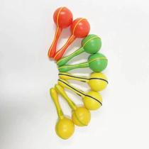 New ready-made childrens percussion instrument maracas hand-cranked kindergarten early education teaching aids plastic sand hammer with handle