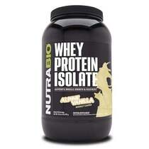 NutraBio Whey Protein Isolate Supplement – 25g of Protein