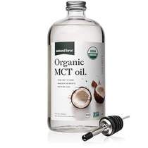 Natural Force Organic MCT Oil – Pure Glass Bottle – Made