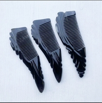 Natural Horn Comb Fine Tooth Comb Anti Static Hair Comb Care