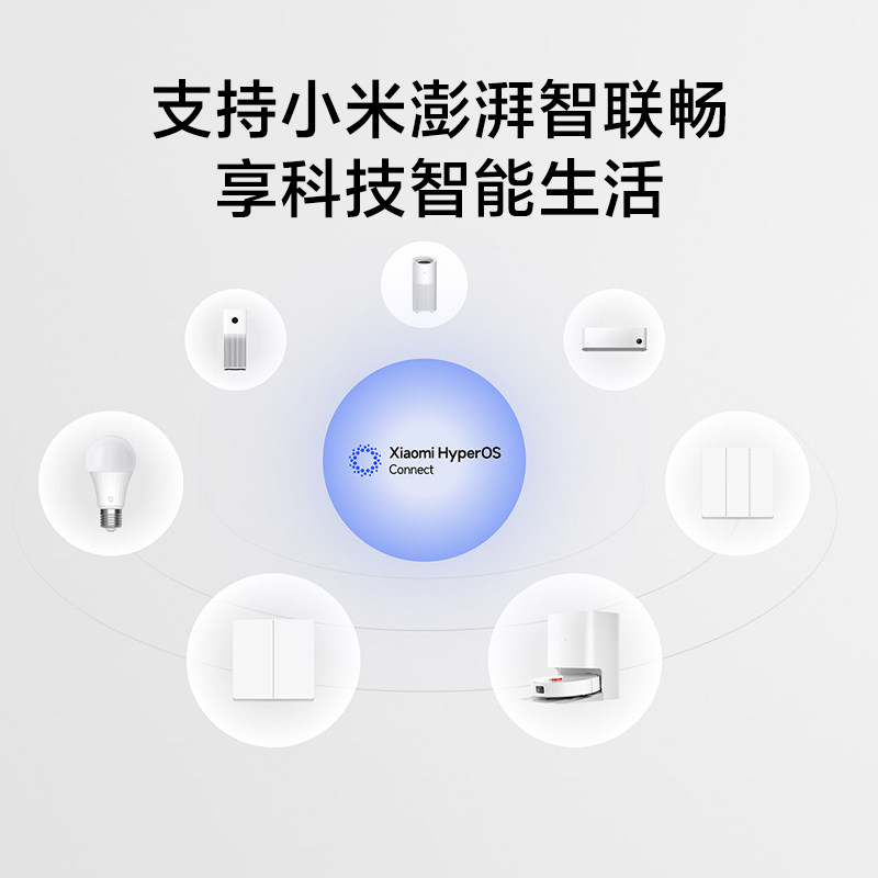 Xiaomi Smart Wireless Switch Remote Control Sensor No Wiring Required Powerful Smart Connection Ultra-Low Power Consumption Dual-Button Version Long Battery Life