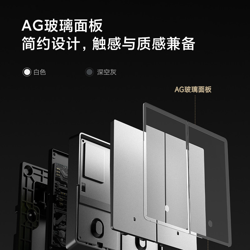 Xiaomi Smart Switch Pro Home Single Zero Firewire Compatible Remote Wireless Control Mesh2.0 Version Concealed Type 86