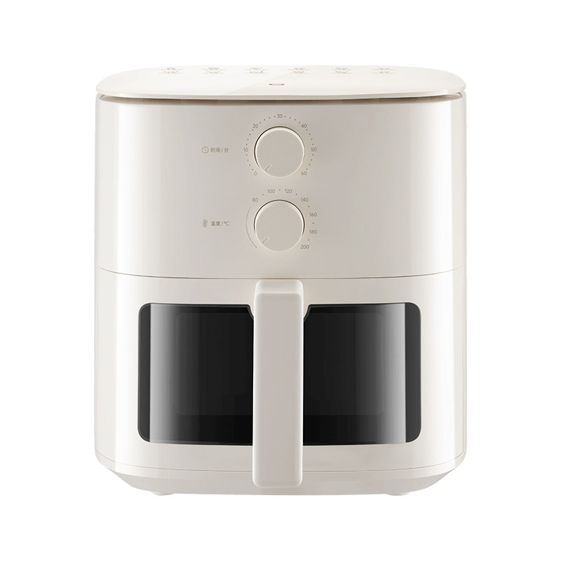 Mijia Air Fryer N1 5L Large Capacity Household Air Fryer with Large Viewing Window, No Flipping Required, Oil-Free Electric Fryer, Easy to Clean