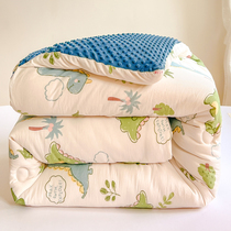 Category A maternal and infant grade dinosaur beanie quilt autumn and winter 2024 new baby boy children thickening quilt kindergarten nap
