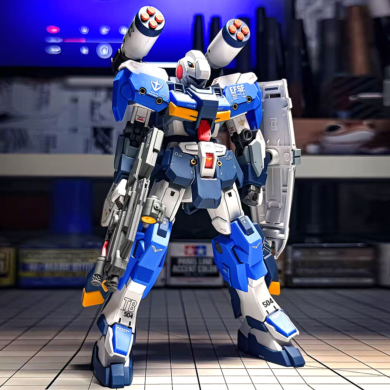 JMS Jimoshe Jilai Armor Gundam Wanmohui Спартанская модель в сборе ручной работы Mecha HG Boy Toy Изображение 1