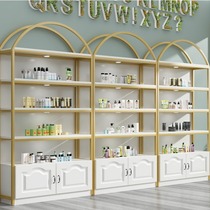 Shelves cosmetics racks display cabinets merchandise display racks barber shop display racks beauty and skin care product display racks