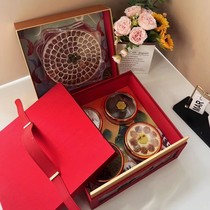 Deer antler and Ganoderma high-end gift box packed with nourishing and health-preserving gifts affordable ginseng honey tablets five-piece nourishing Mid-Autumn Festival gifts