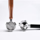 51mm three-ear bottomless bottomed handle 304 stainless steel solid wood handle can be adapted to Supor espresso machine
