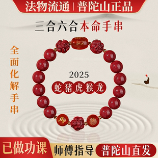 普陀山直发！12生肖本命年朱砂手串