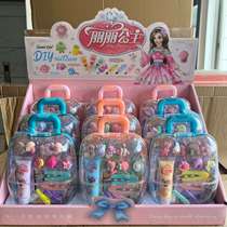Hot style girl Lili Princess Trolley Box DIY Hair Clip Jewelry Box Hair Clip Treasure Box Play House Toys and Gifts