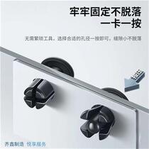 R-type press-type nylon plastic primary-secondary rivet PC plate plastic rivet buckle R3R4R5 expansion nail fixing buckle