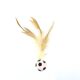 Cat Toy Bouncy Ball Feather Teaser Wand Self-Entertainment Boredom Buster Popular Online Cat Chase Interactive Pet Toy