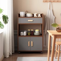 Tea cabinet small cabinet storage cabinet wall-mounted living room storage cabinet tea cabinet household small apartment storage cabinet sideboard