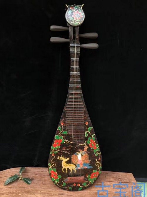 お値下げ！！琵琶　中国清　古置物　美術品　古細工 お値下げ！！琵琶 中国清 古置物 美術品 古細工 お値下げ！！琵琶中国清