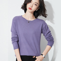 2024 spring womens knitwear pullover low neck sweater