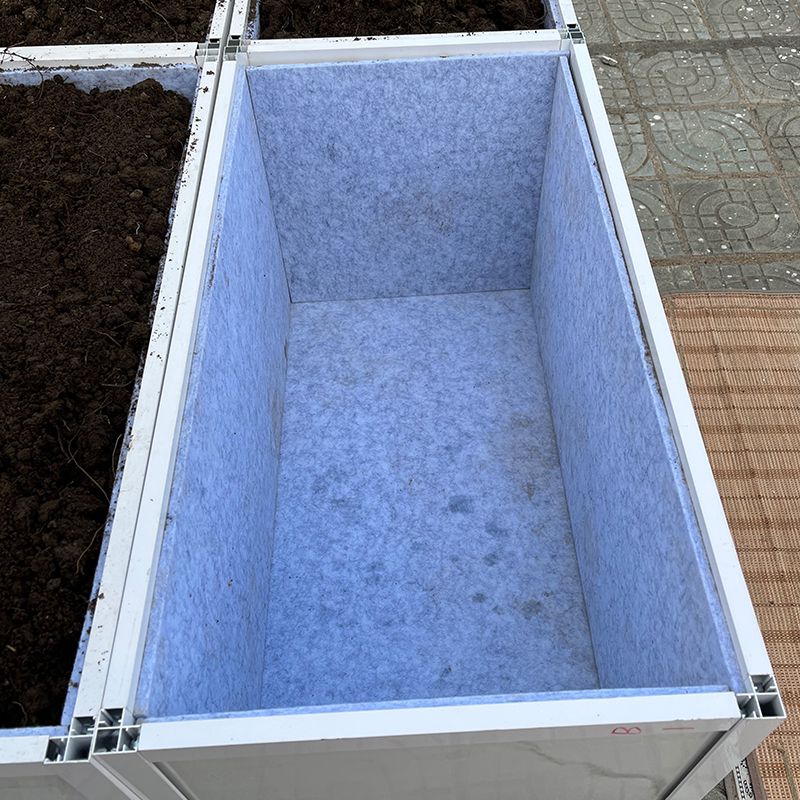 Polyester Fiber Board Tile Flower Box Accessories for Retaining Soil, Preventing Sand and Mud Leakage, and Specialized Insulation and Moisture Retention Planting Box Components Polyester Fiber Board Tile Flower Box Accessories for Retaining Soil, Preventing Sand and Mud Leakage, and Specialized Insulation and Moisture Retention Planting Box Components